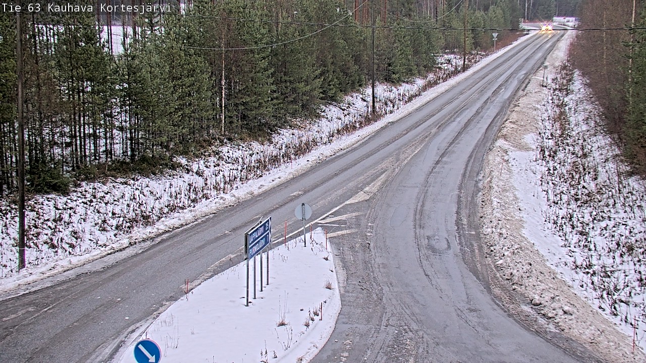 Weather Camera Image Road 63 Kauhava Kortesjärvi, Kauhava, Etelä-Pohjanmaa