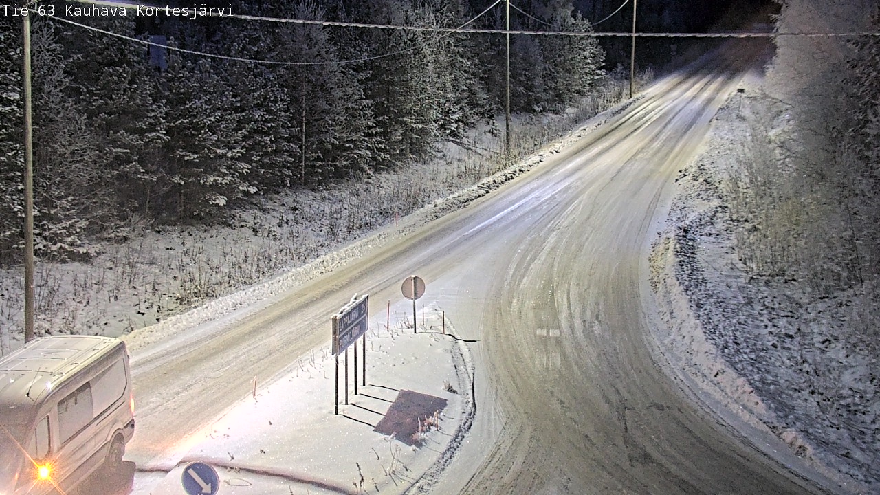 Weather Camera Image Road 63 Kauhava Kortesjärvi, Kauhava, Etelä-Pohjanmaa