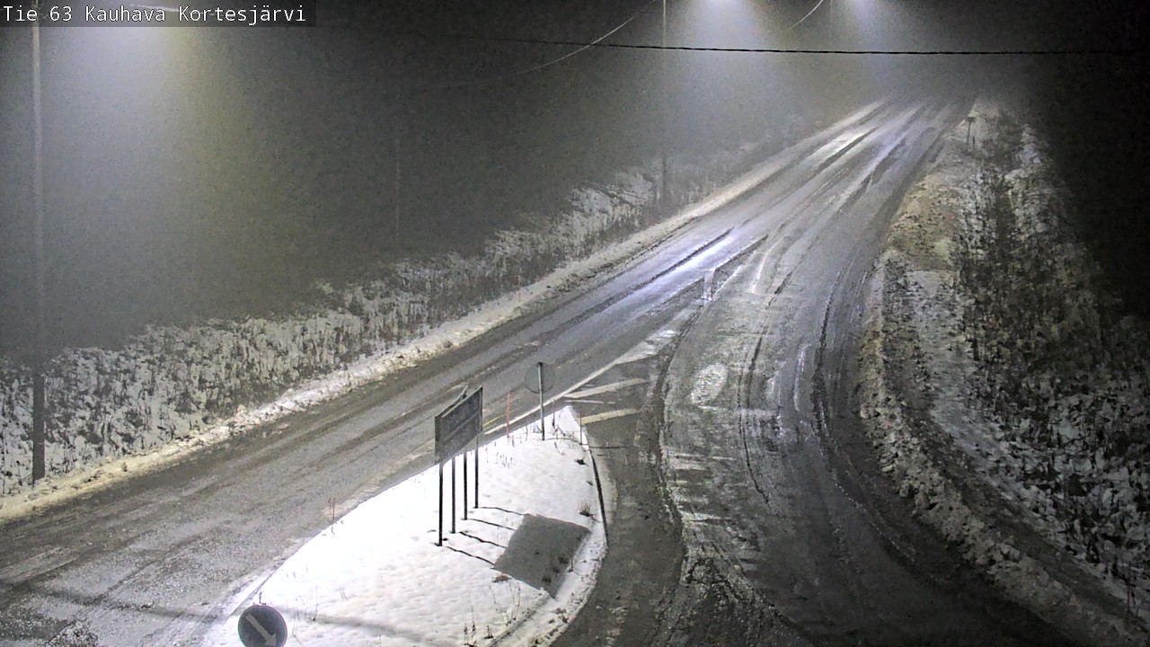 Weather Camera Image Road 63 Kauhava Kortesjärvi, Kauhava, Etelä-Pohjanmaa