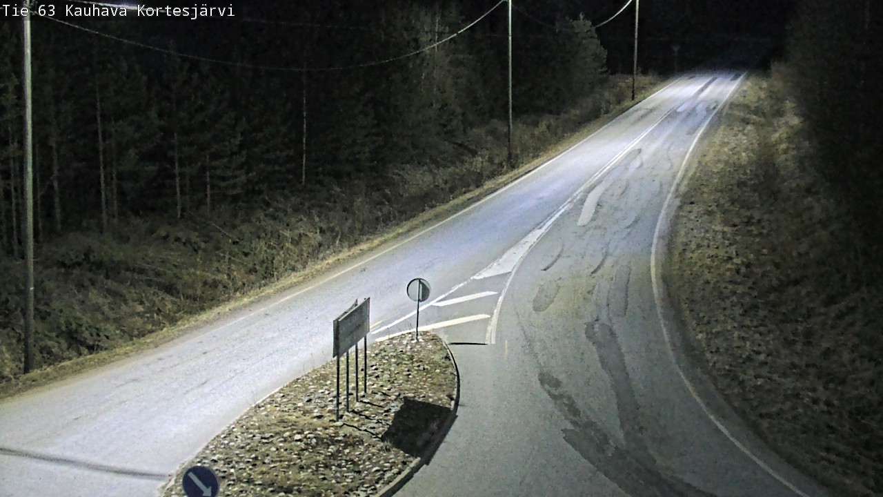 Weather Camera Image Road 63 Kauhava Kortesjärvi, Kauhava, Etelä-Pohjanmaa