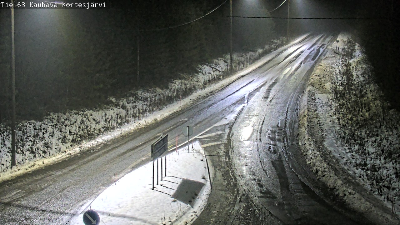 Weather Camera Image Road 63 Kauhava Kortesjärvi, Kauhava, Etelä-Pohjanmaa