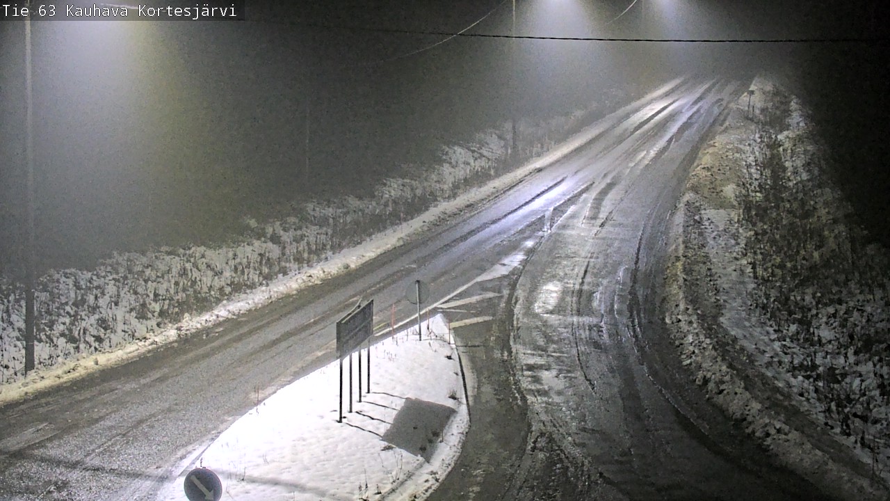 Weather Camera Image Road 63 Kauhava Kortesjärvi, Kauhava, Etelä-Pohjanmaa