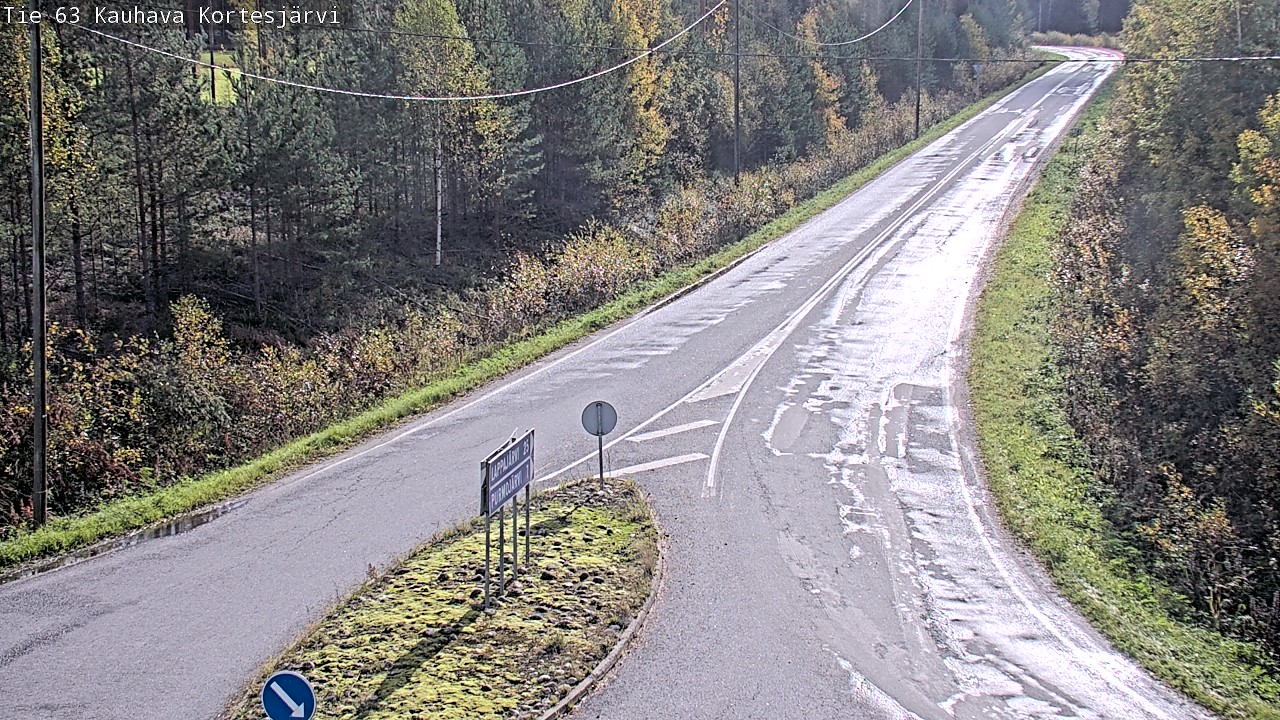Weather Camera Image Road 63 Kauhava Kortesjärvi, Kauhava, Etelä-Pohjanmaa