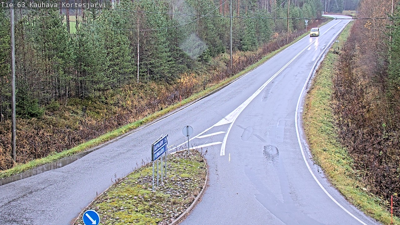 Weather Camera Image Road 63 Kauhava Kortesjärvi, Kauhava, Etelä-Pohjanmaa