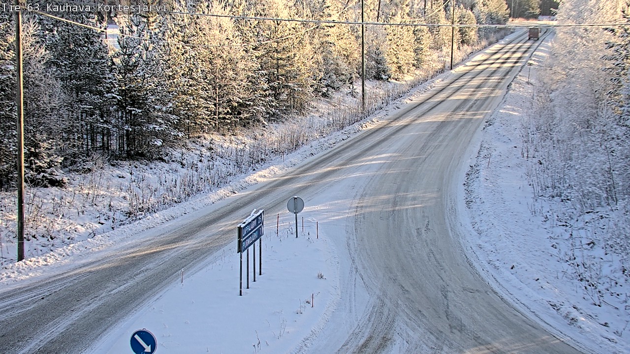 Weather Camera Image Road 63 Kauhava Kortesjärvi, Kauhava, Etelä-Pohjanmaa