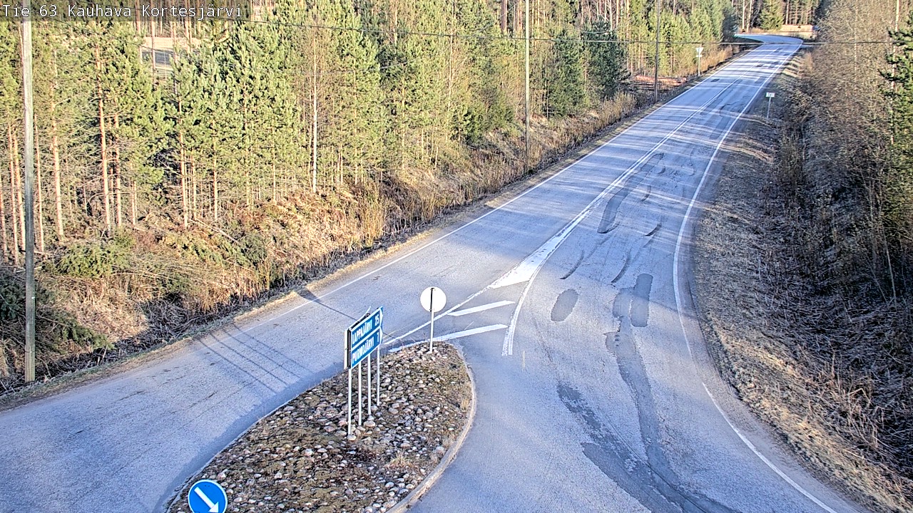 Weather Camera Image Road 63 Kauhava Kortesjärvi, Kauhava, Etelä-Pohjanmaa