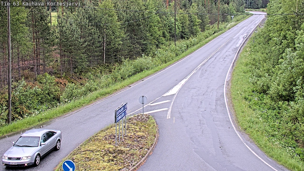 Weather Camera Image Väg 63 Kauhava Kortesjärvi, Kauhava, Etelä-Pohjanmaa