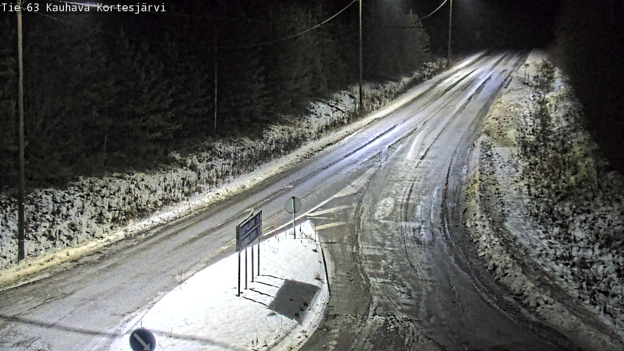 Weather Camera Image Road 63 Kauhava Kortesjärvi, Kauhava, Etelä-Pohjanmaa