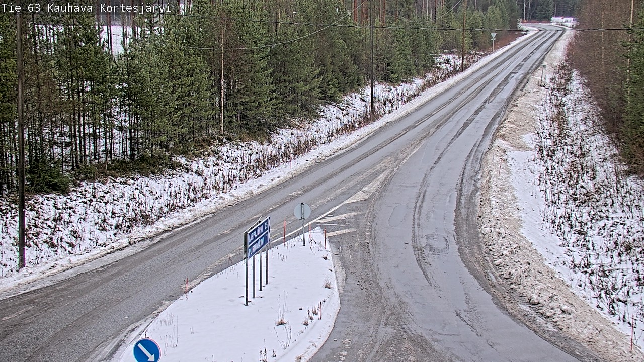Weather Camera Image Road 63 Kauhava Kortesjärvi, Kauhava, Etelä-Pohjanmaa