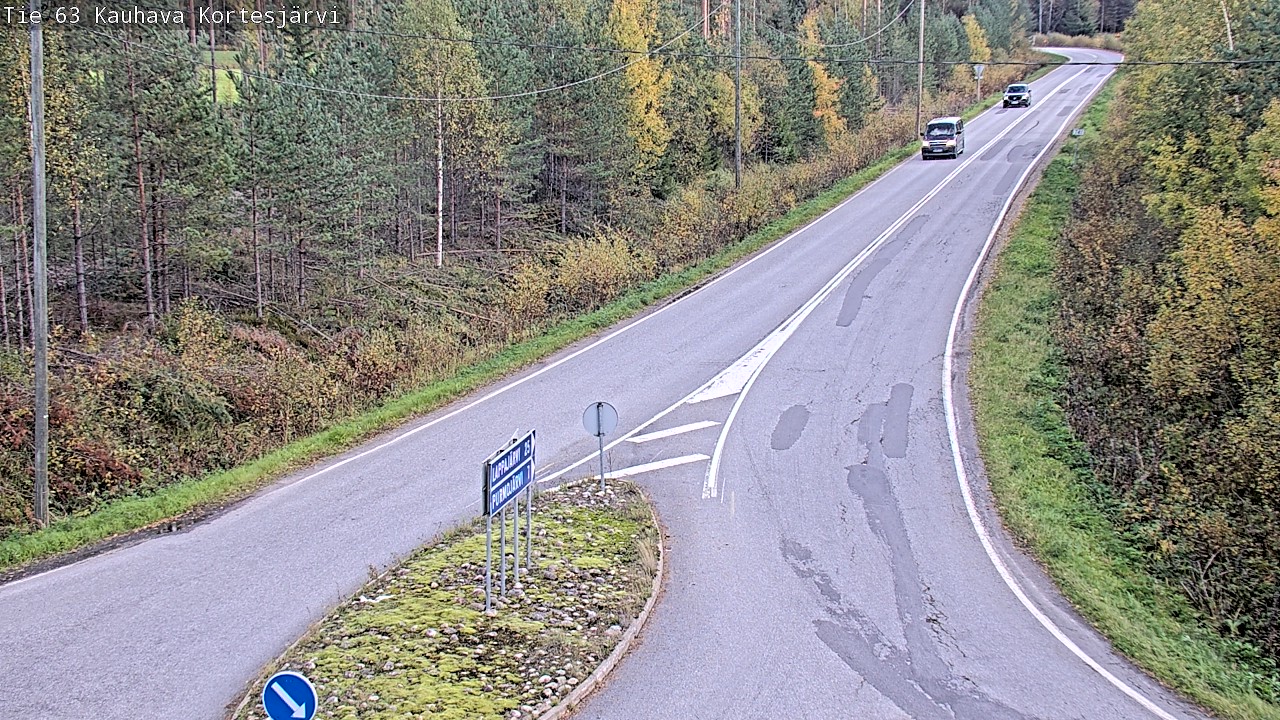 Weather Camera Image Road 63 Kauhava Kortesjärvi, Kauhava, Etelä-Pohjanmaa