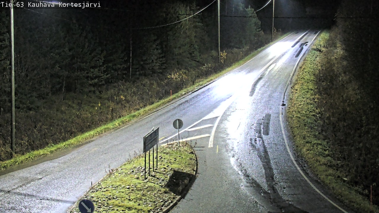 Weather Camera Image Road 63 Kauhava Kortesjärvi, Kauhava, Etelä-Pohjanmaa