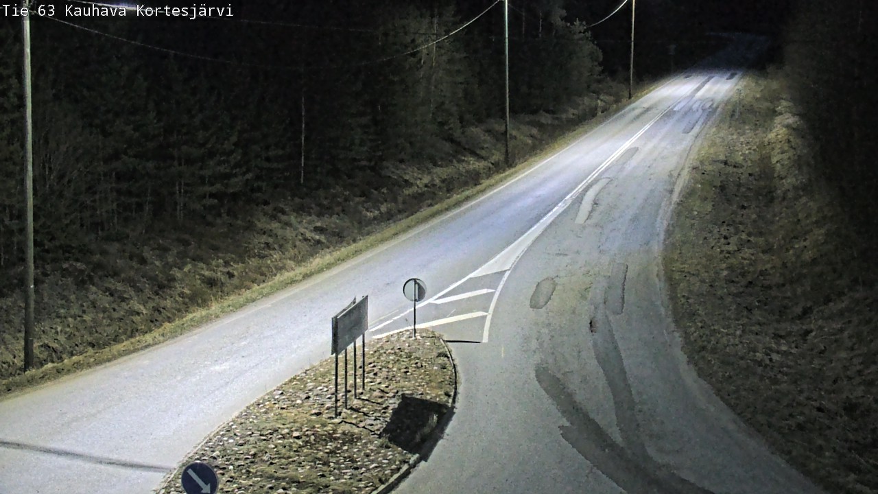 Weather Camera Image Väg 63 Kauhava Kortesjärvi, Kauhava, Etelä-Pohjanmaa