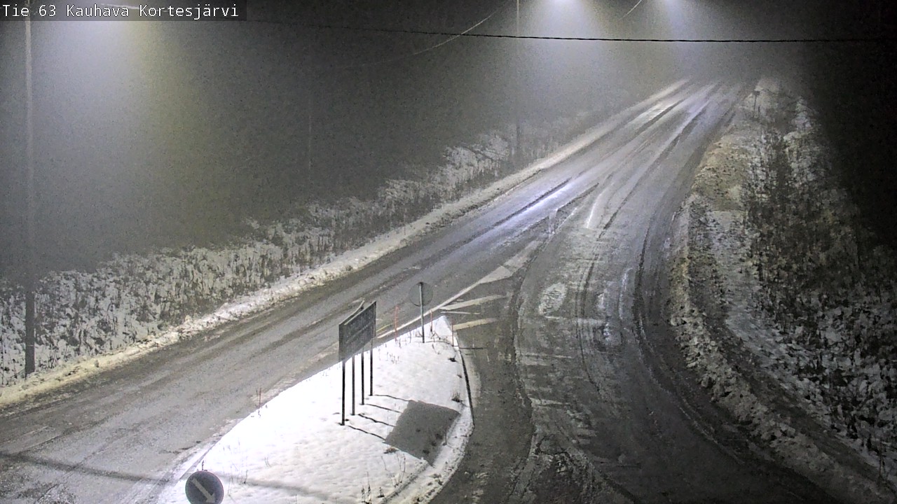 Weather Camera Image Road 63 Kauhava Kortesjärvi, Kauhava, Etelä-Pohjanmaa