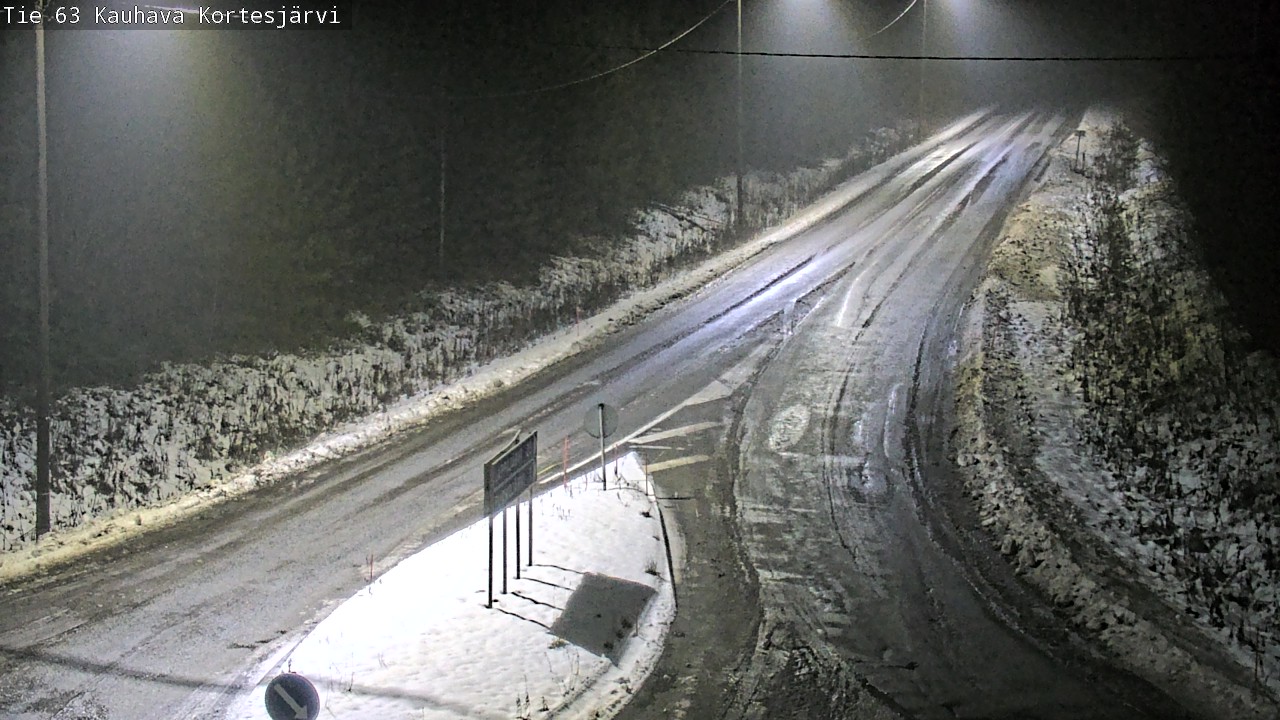 Weather Camera Image Road 63 Kauhava Kortesjärvi, Kauhava, Etelä-Pohjanmaa