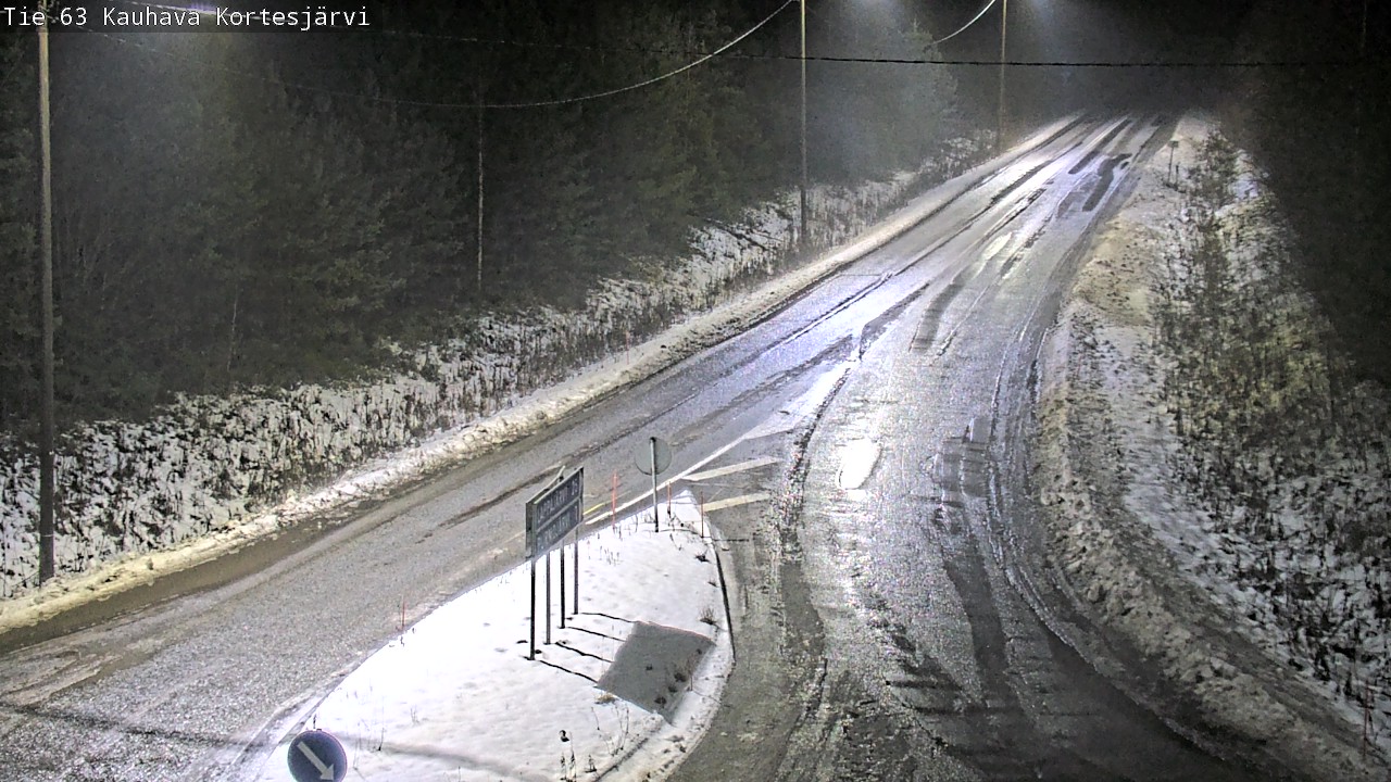 Weather Camera Image Road 63 Kauhava Kortesjärvi, Kauhava, Etelä-Pohjanmaa