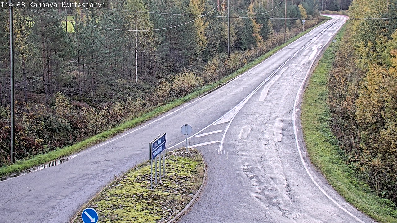 Weather Camera Image Road 63 Kauhava Kortesjärvi, Kauhava, Etelä-Pohjanmaa