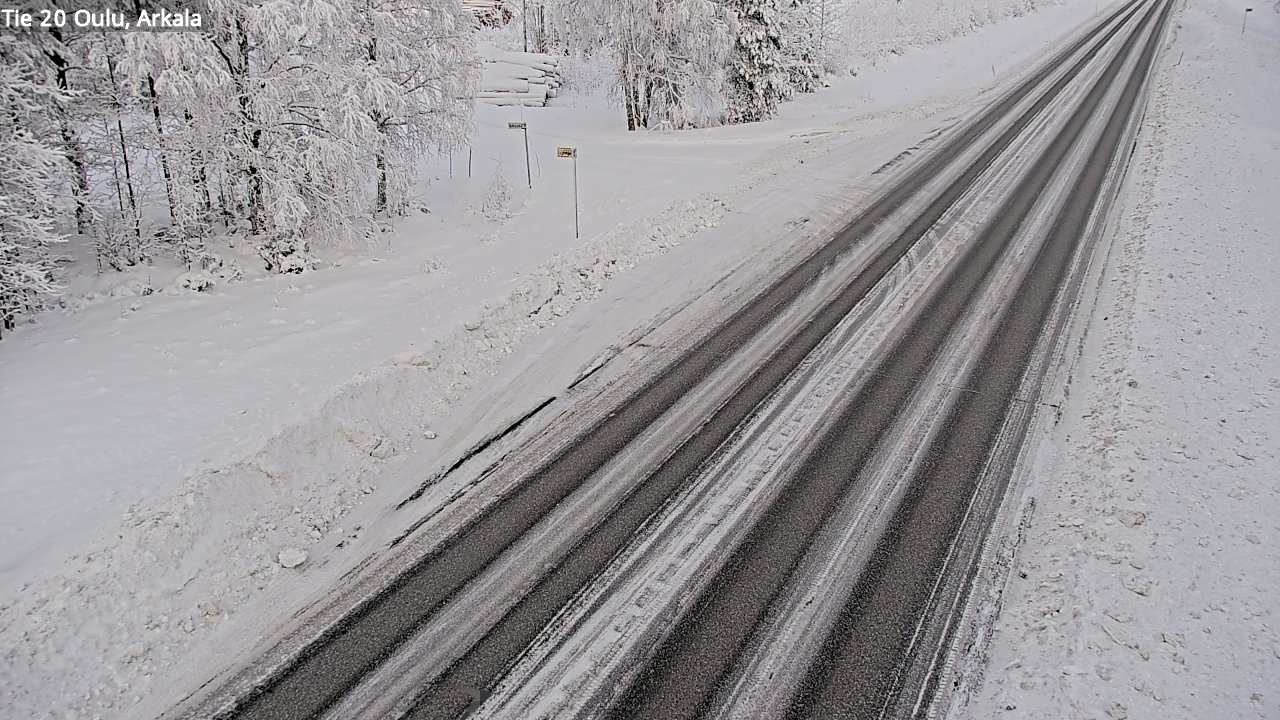 Weather Camera Image Road 20 Oulu, Arkala, Oulu, Pohjois-Pohjanmaa