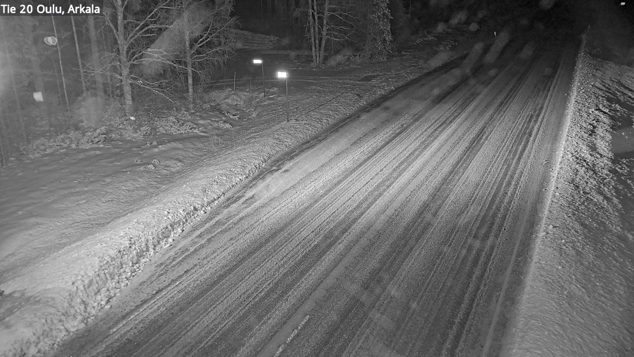 Weather Camera Image Väg 20 Oulu, Arkala, Oulu, Pohjois-Pohjanmaa