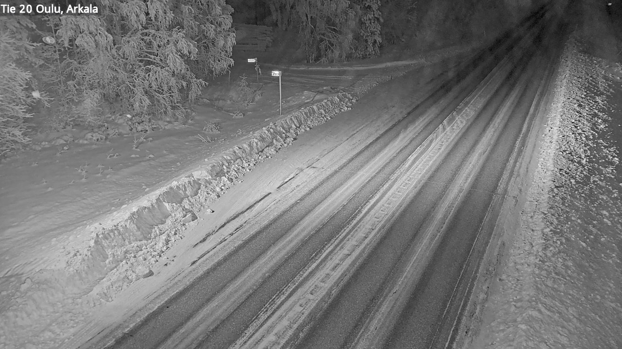 Weather Camera Image Road 20 Oulu, Arkala, Oulu, Pohjois-Pohjanmaa