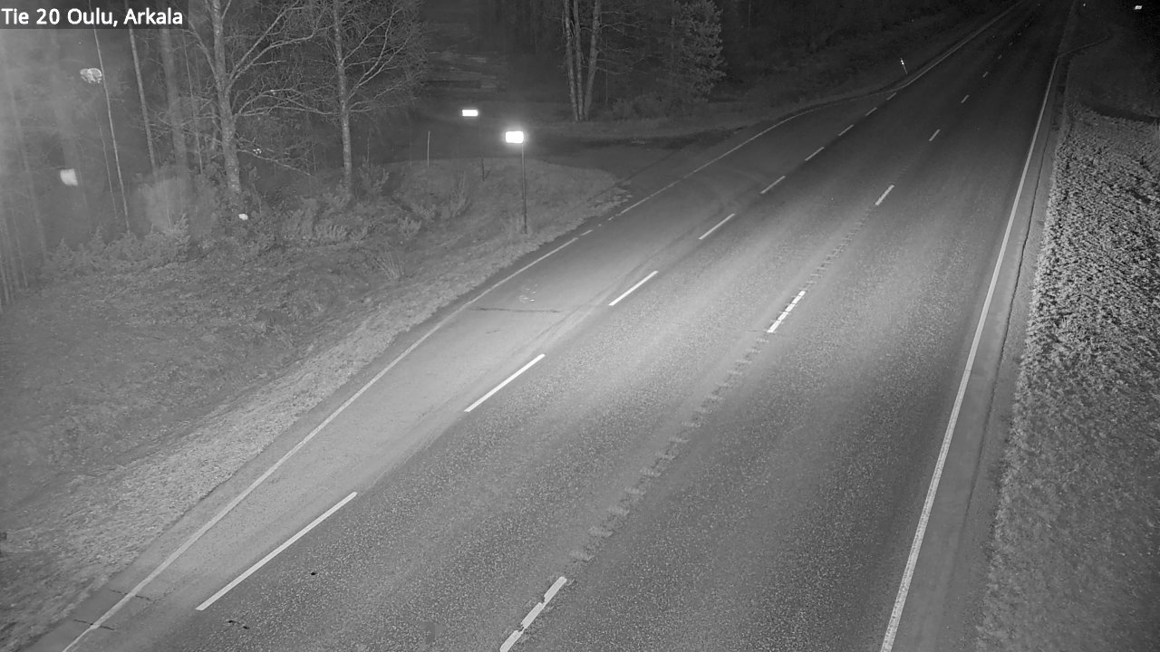 Weather Camera Image Väg 20 Oulu, Arkala, Oulu, Pohjois-Pohjanmaa