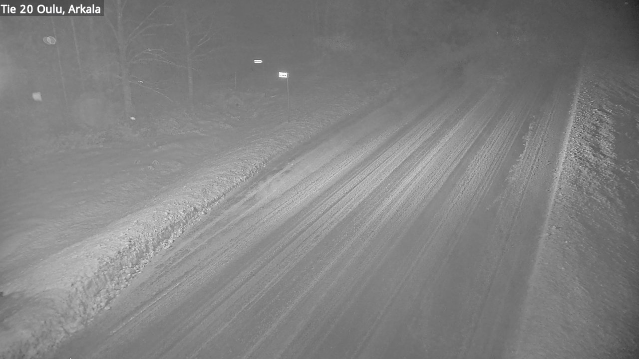 Weather Camera Image Väg 20 Oulu, Arkala, Oulu, Pohjois-Pohjanmaa