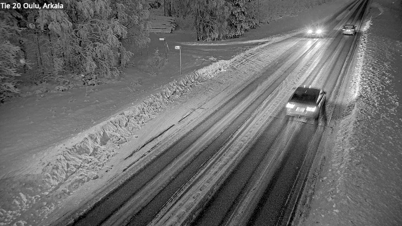 Weather Camera Image Road 20 Oulu, Arkala, Oulu, Pohjois-Pohjanmaa