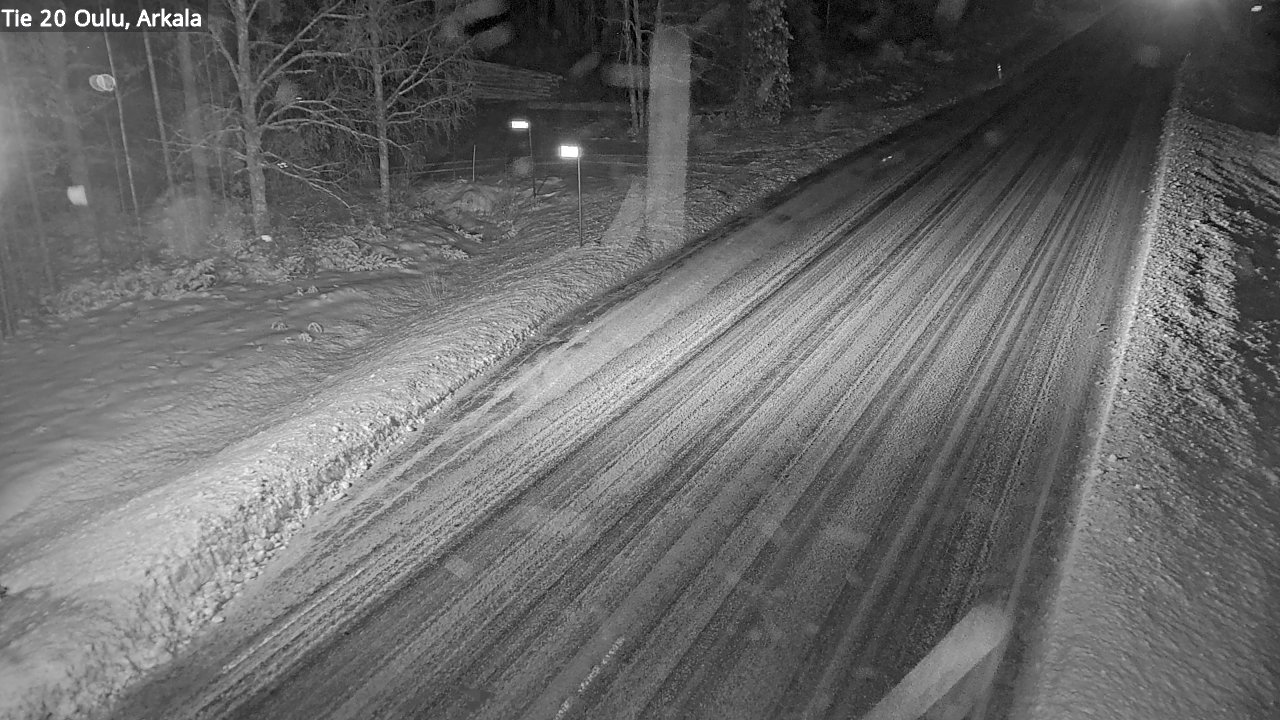 Weather Camera Image Väg 20 Oulu, Arkala, Oulu, Pohjois-Pohjanmaa