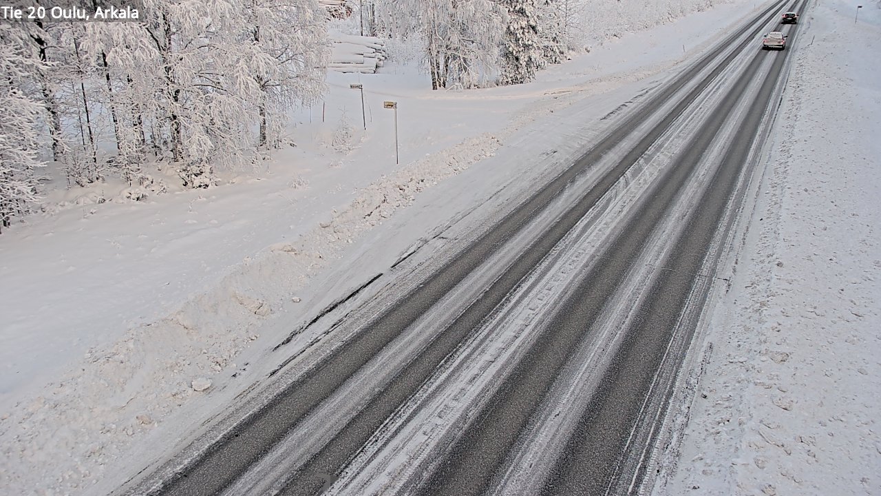 Weather Camera Image Road 20 Oulu, Arkala, Oulu, Pohjois-Pohjanmaa