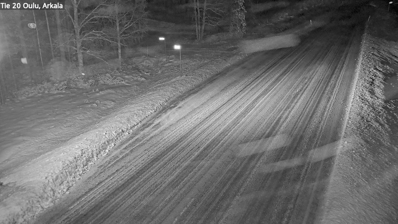 Weather Camera Image Väg 20 Oulu, Arkala, Oulu, Pohjois-Pohjanmaa