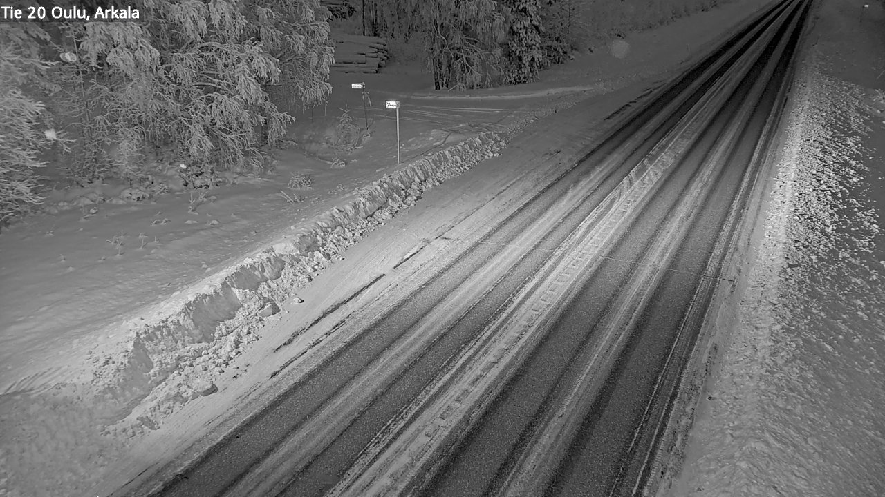 Weather Camera Image Road 20 Oulu, Arkala, Oulu, Pohjois-Pohjanmaa