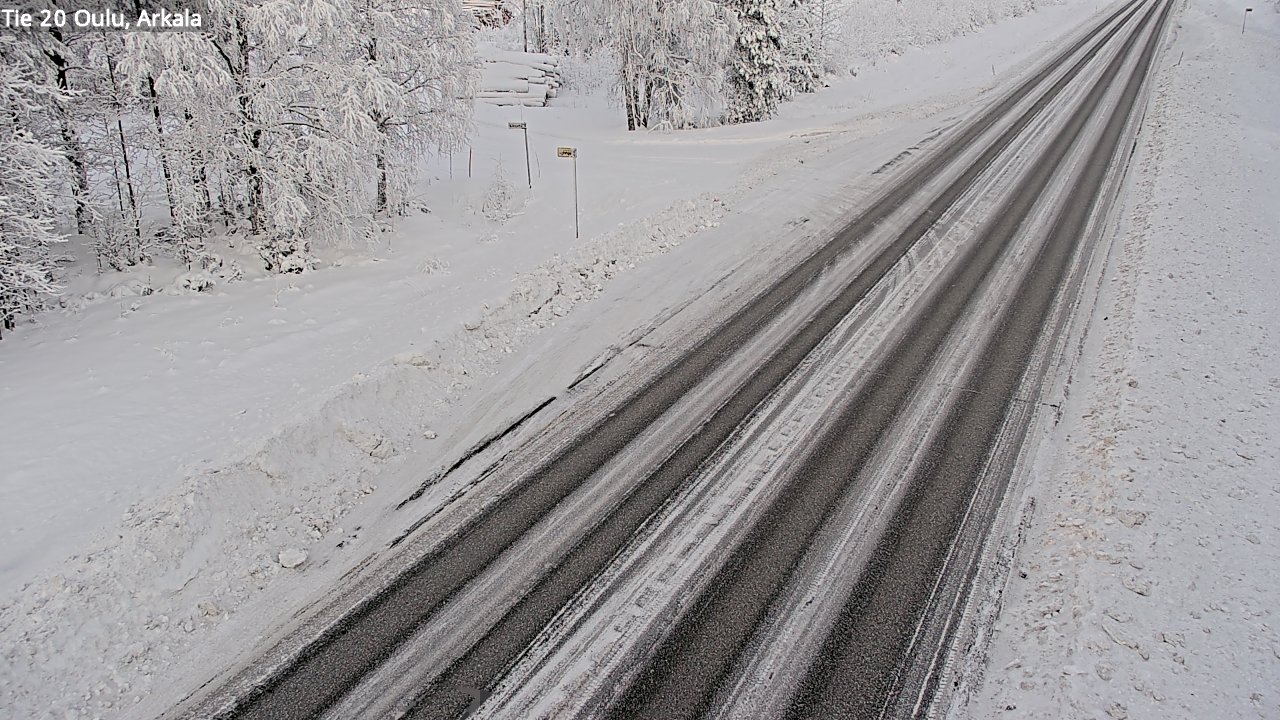 Weather Camera Image Road 20 Oulu, Arkala, Oulu, Pohjois-Pohjanmaa