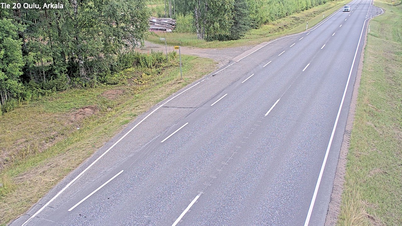 Weather Camera Image Road 20 Oulu, Arkala, Oulu, Pohjois-Pohjanmaa