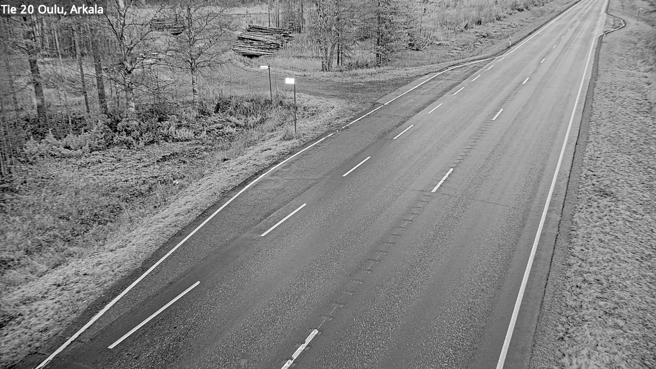 Weather Camera Image Road 20 Oulu, Arkala, Oulu, Pohjois-Pohjanmaa