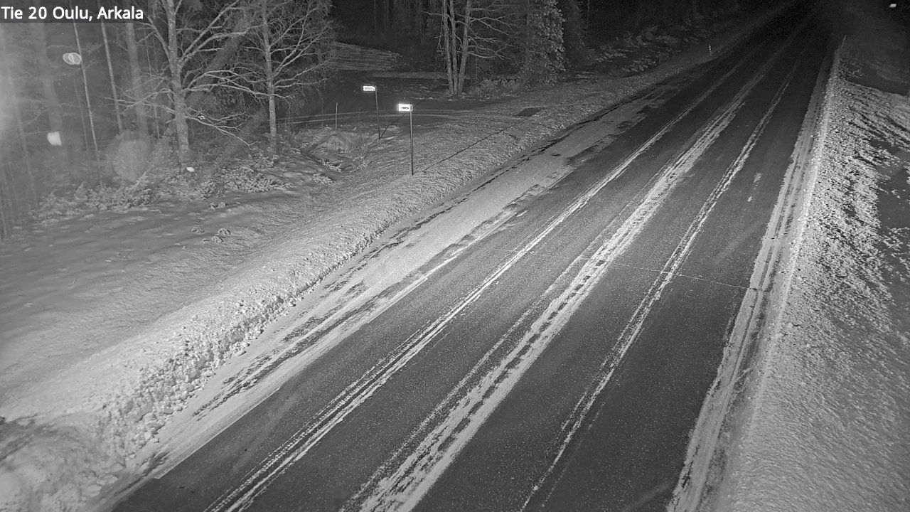 Weather Camera Image Väg 20 Oulu, Arkala, Oulu, Pohjois-Pohjanmaa