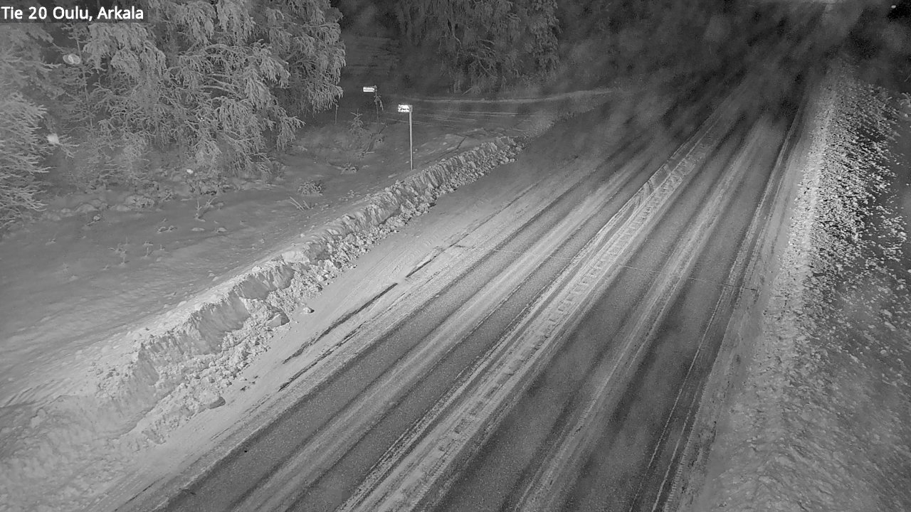Weather Camera Image Road 20 Oulu, Arkala, Oulu, Pohjois-Pohjanmaa