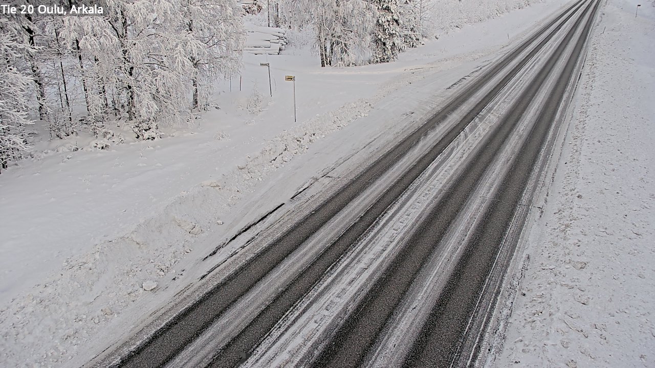 Weather Camera Image Road 20 Oulu, Arkala, Oulu, Pohjois-Pohjanmaa