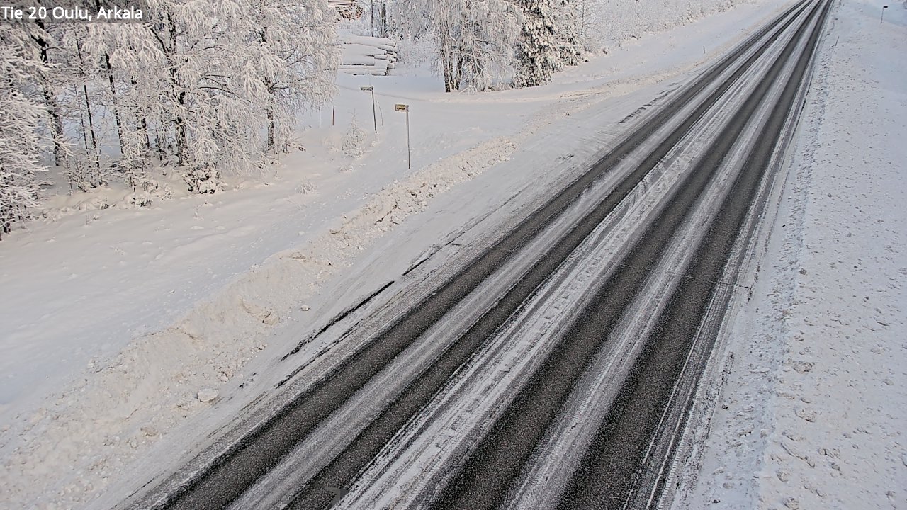 Weather Camera Image Road 20 Oulu, Arkala, Oulu, Pohjois-Pohjanmaa
