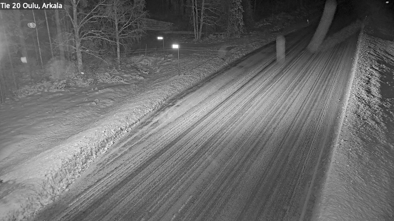 Weather Camera Image Väg 20 Oulu, Arkala, Oulu, Pohjois-Pohjanmaa