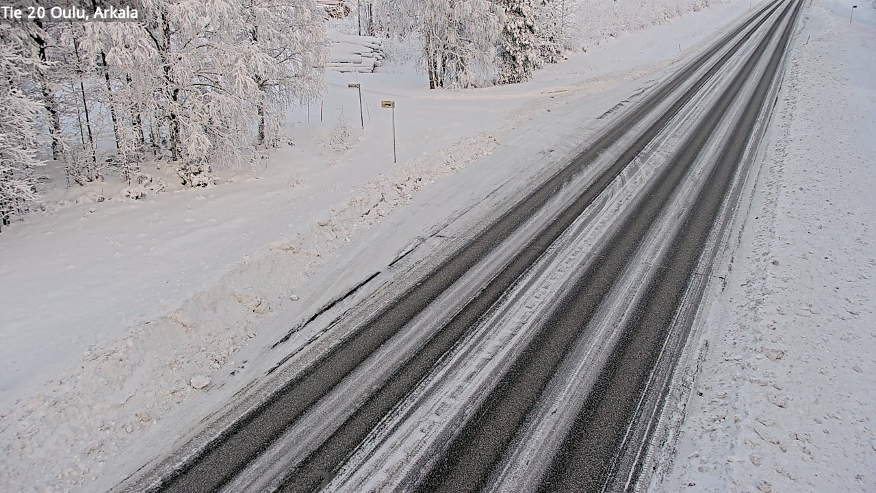 Weather Camera Image Road 20 Oulu, Arkala, Oulu, Pohjois-Pohjanmaa