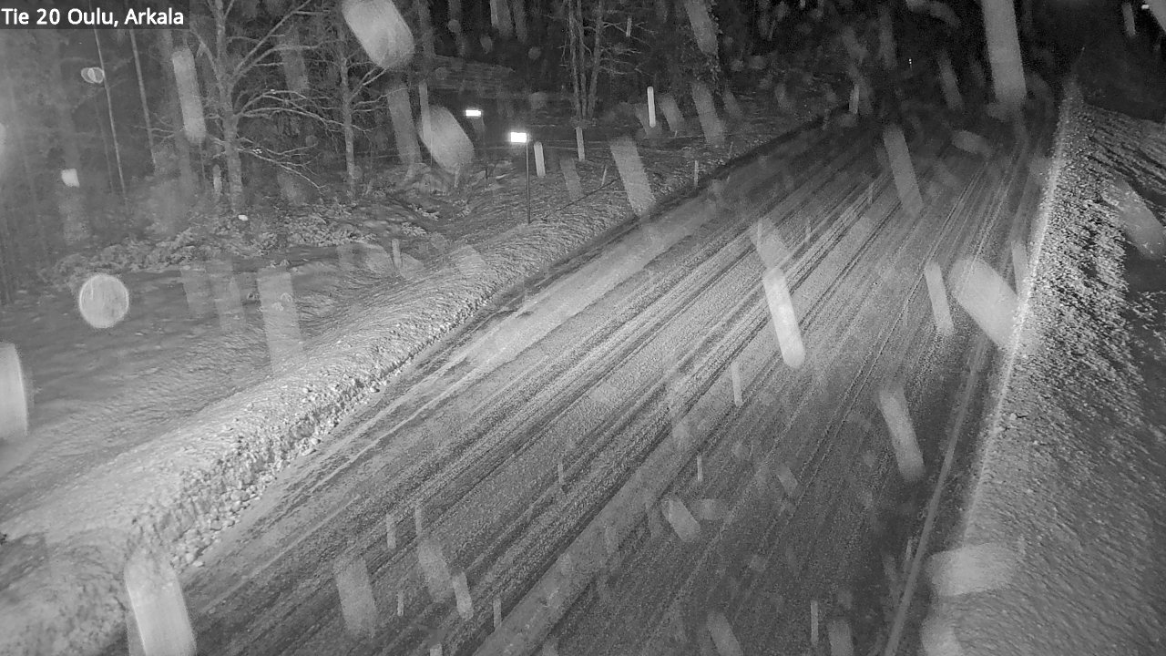 Weather Camera Image Väg 20 Oulu, Arkala, Oulu, Pohjois-Pohjanmaa