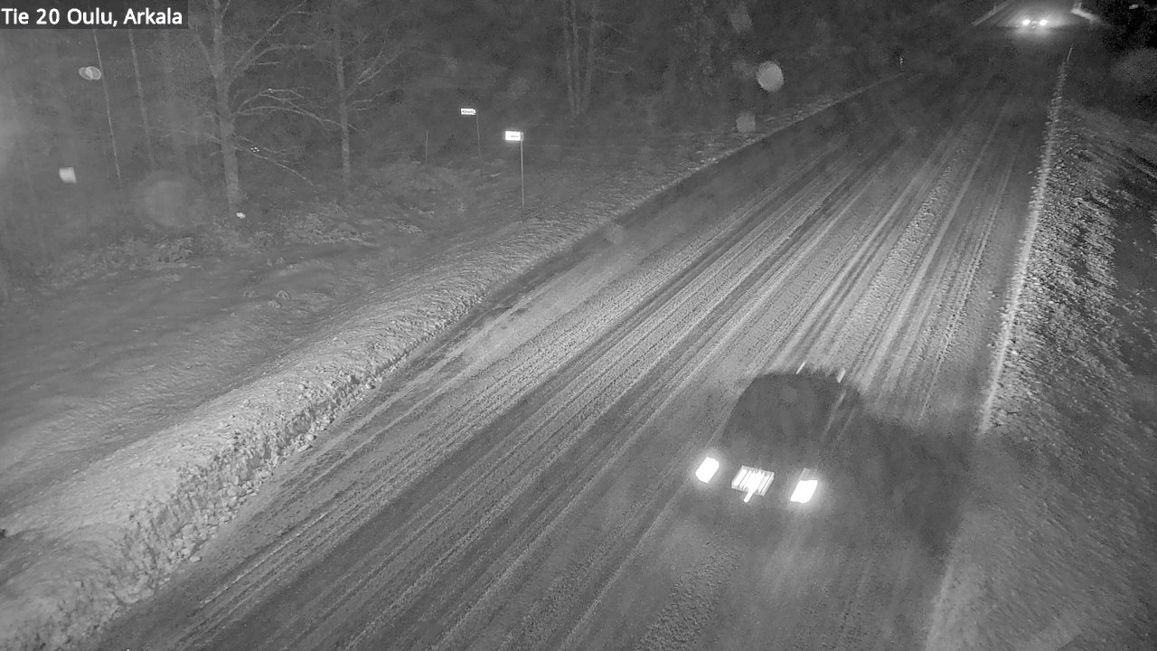 Weather Camera Image Väg 20 Oulu, Arkala, Oulu, Pohjois-Pohjanmaa