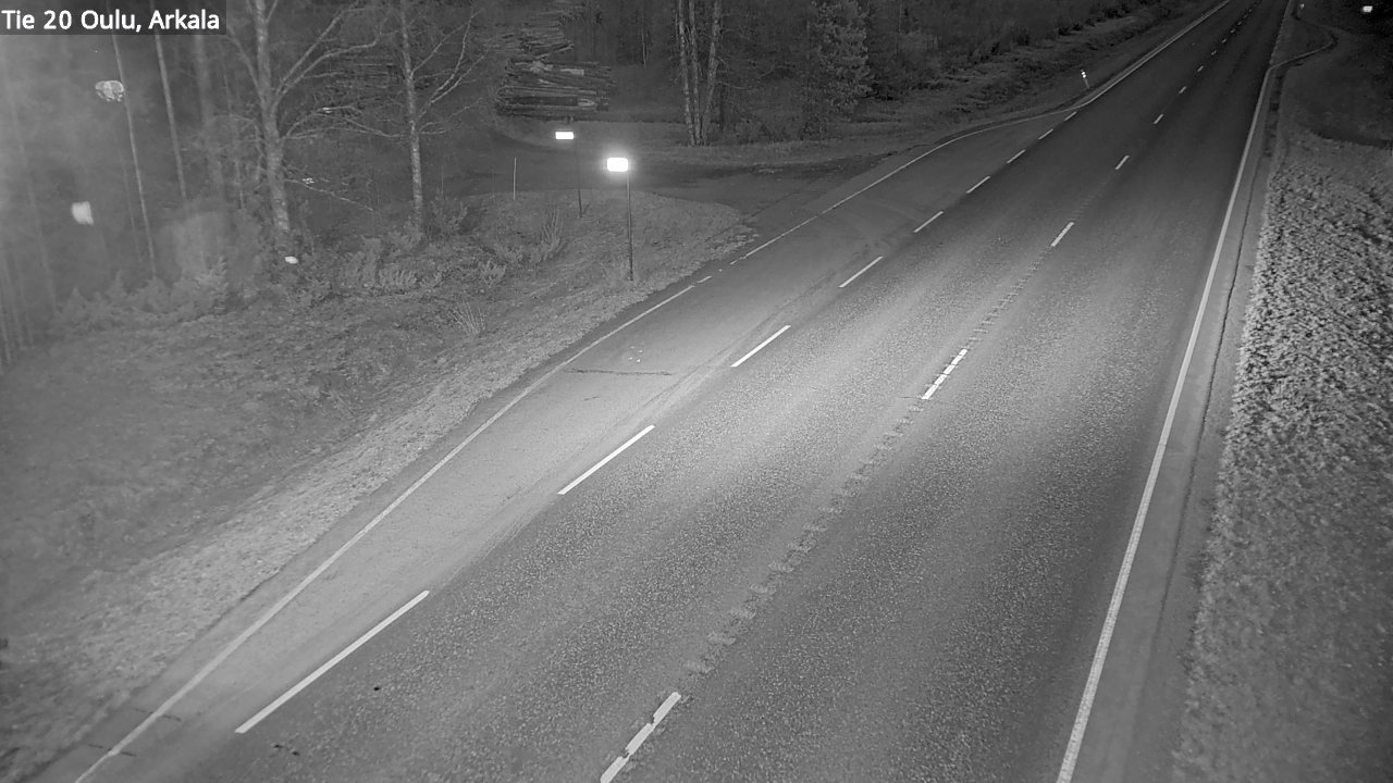 Weather Camera Image Väg 20 Oulu, Arkala, Oulu, Pohjois-Pohjanmaa