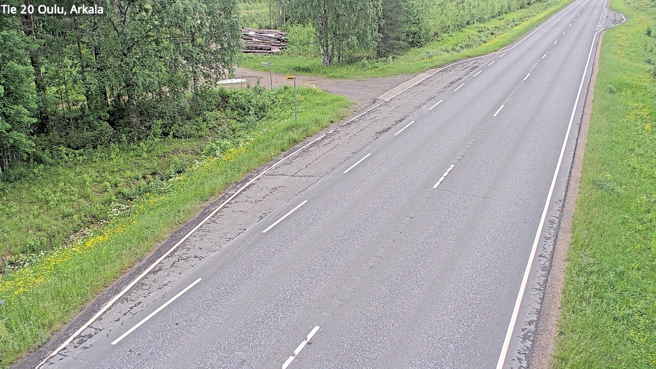 Weather Camera Image Road 20 Oulu, Arkala, Oulu, Pohjois-Pohjanmaa