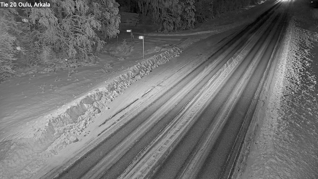 Weather Camera Image Road 20 Oulu, Arkala, Oulu, Pohjois-Pohjanmaa