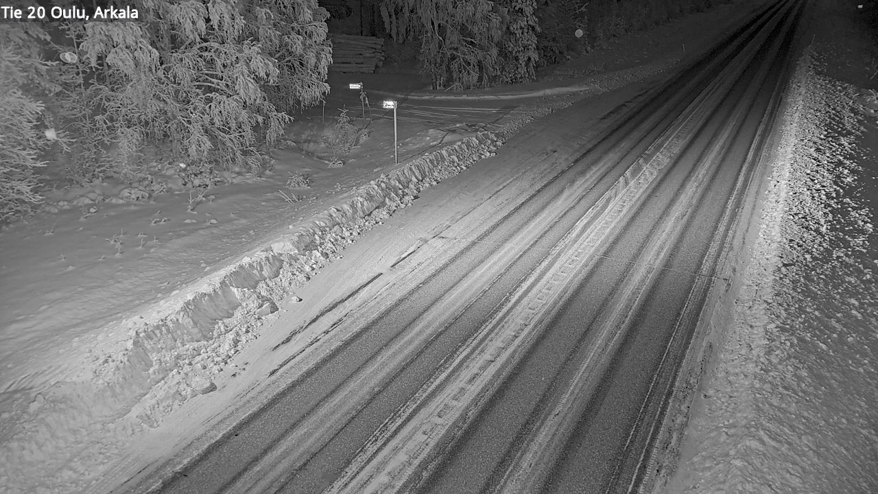 Weather Camera Image Road 20 Oulu, Arkala, Oulu, Pohjois-Pohjanmaa