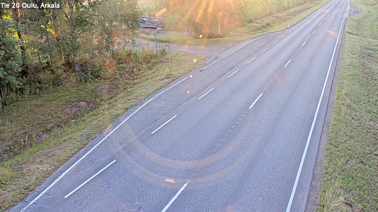 Kelikamerat Kuva Tie 20 Oulu, Arkala, Oulu, Pohjois-Pohjanmaa
