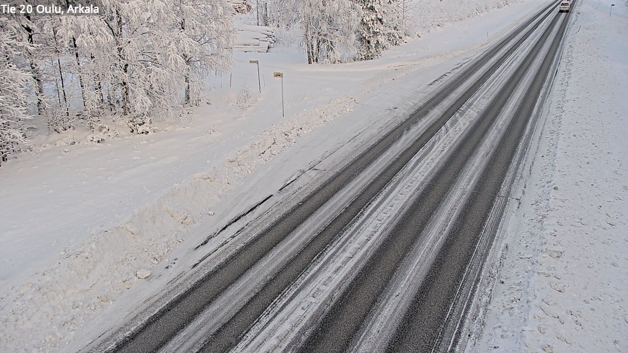Weather Camera Image Road 20 Oulu, Arkala, Oulu, Pohjois-Pohjanmaa