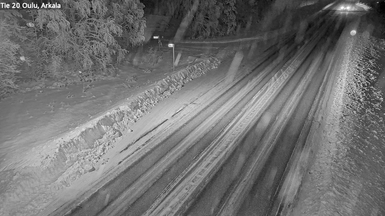 Weather Camera Image Road 20 Oulu, Arkala, Oulu, Pohjois-Pohjanmaa