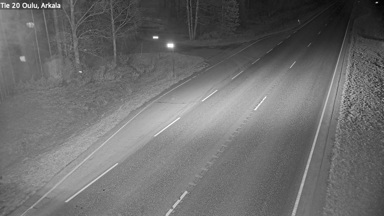 Weather Camera Image Road 20 Oulu, Arkala, Oulu, Pohjois-Pohjanmaa