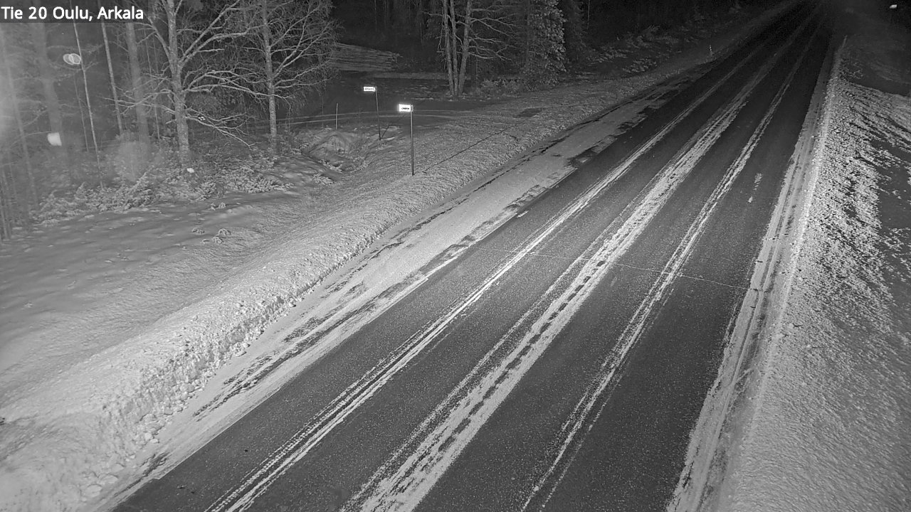 Weather Camera Image Väg 20 Oulu, Arkala, Oulu, Pohjois-Pohjanmaa